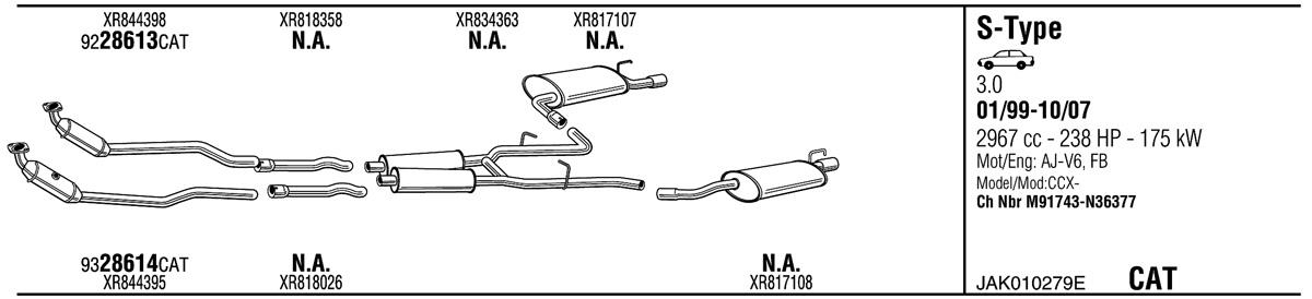 Walker JAK010279E Abgasanlage JAK010279E: Bestellen Sie in Polen zu einem guten Preis bei 2407.PL!