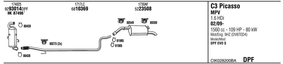 Walker CIK028200BA Exhaust system CIK028200BA: Buy near me at 2407.PL in Poland at an Affordable price!