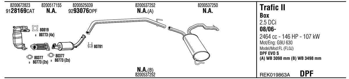 Walker REK019863A Abgasanlage REK019863A: Kaufen Sie zu einem guten Preis in Polen bei 2407.PL!