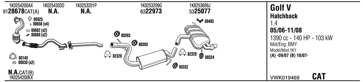 Walker VWK019469 Глушник VWK019469: Приваблива ціна - Купити у Польщі на 2407.PL!