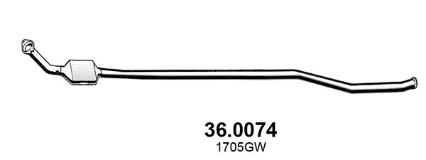 Asso 36.0074 Catalytic Converter 360074: Buy near me in Poland at 2407.PL - Good price!