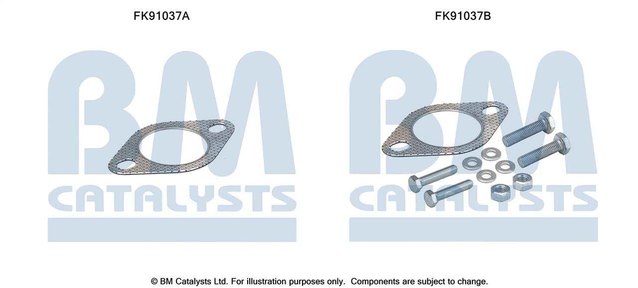 BM Catalysts FK91037 Zestaw montazowy, katalizator FK91037: Dobra cena w Polsce na 2407.PL - Kup Teraz!