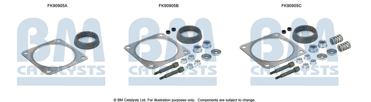 BM Catalysts FK90905 Комплект для монтажу, каталізатор FK90905: Приваблива ціна - Купити у Польщі на 2407.PL!