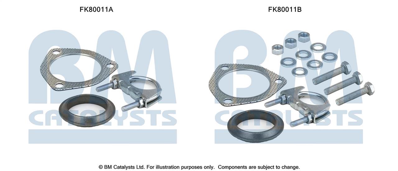 BM Catalysts FK80011 Монтажный комплект, катализатор FK80011: Отличная цена - Купить в Польше на 2407.PL!
