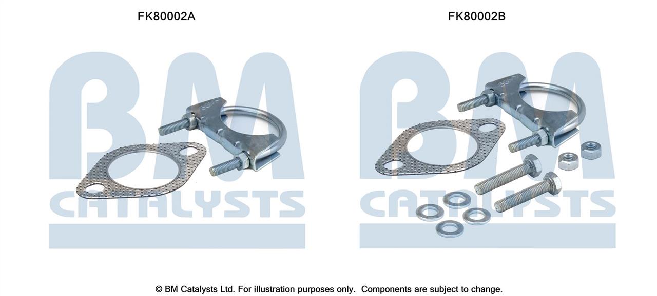 BM Catalysts FK80002 Montagesatz, Katalysator FK80002: Kaufen Sie zu einem guten Preis in Polen bei 2407.PL!