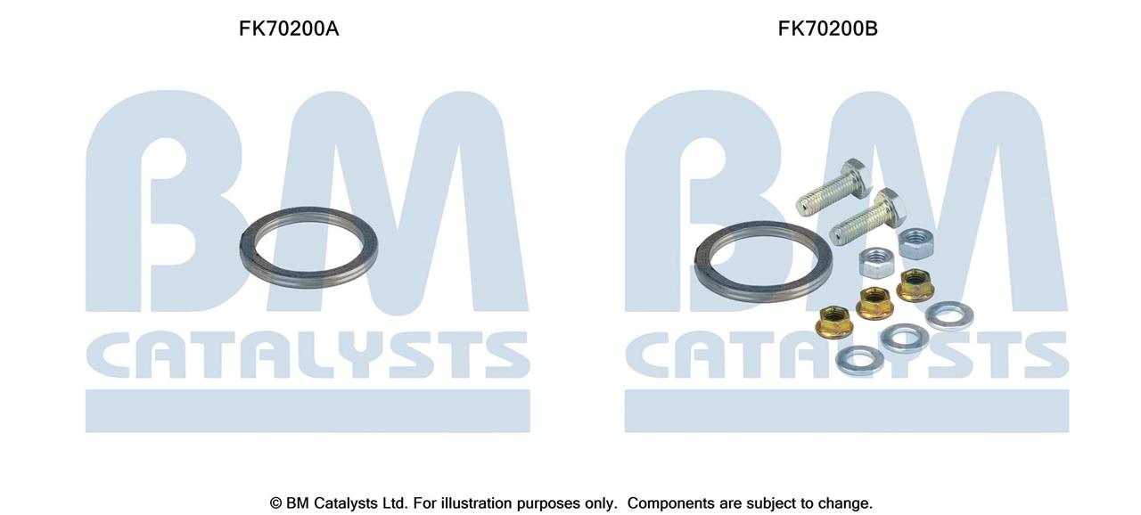BM Catalysts FK70200 Montagesatz für Auspuffanlagenhalter FK70200: Kaufen Sie zu einem guten Preis in Polen bei 2407.PL!
