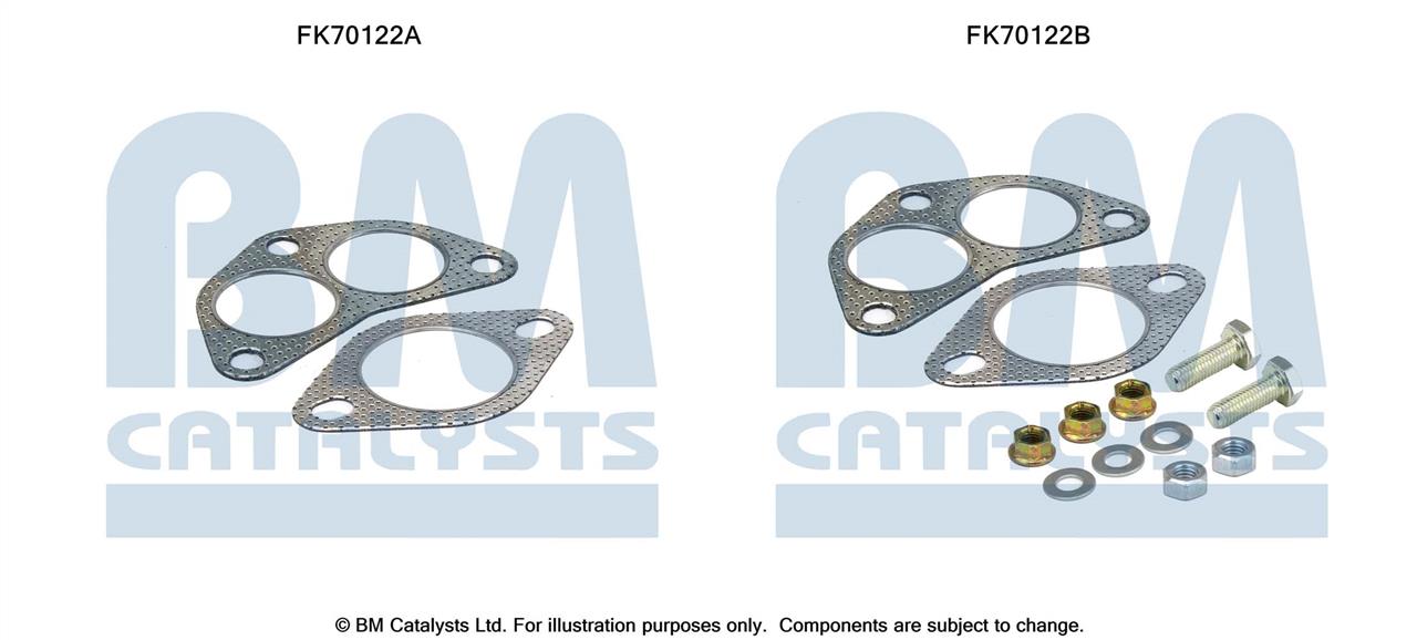 BM Catalysts FK70122 Комплект монтажний кріплень вихлопної системи FK70122: Приваблива ціна - Купити у Польщі на 2407.PL!