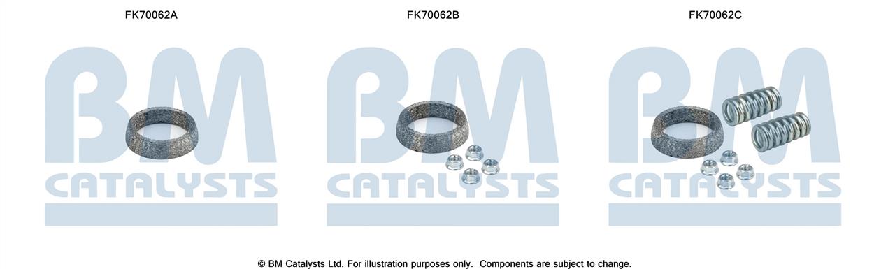 BM Catalysts FK70062 Montagesatz für Auspuffanlagenhalter FK70062: Kaufen Sie zu einem guten Preis in Polen bei 2407.PL!