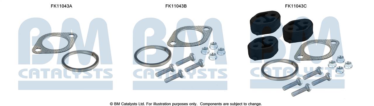 BM Catalysts FK11043 Фільтр сажевий DPF FK11043: Приваблива ціна - Купити у Польщі на 2407.PL!