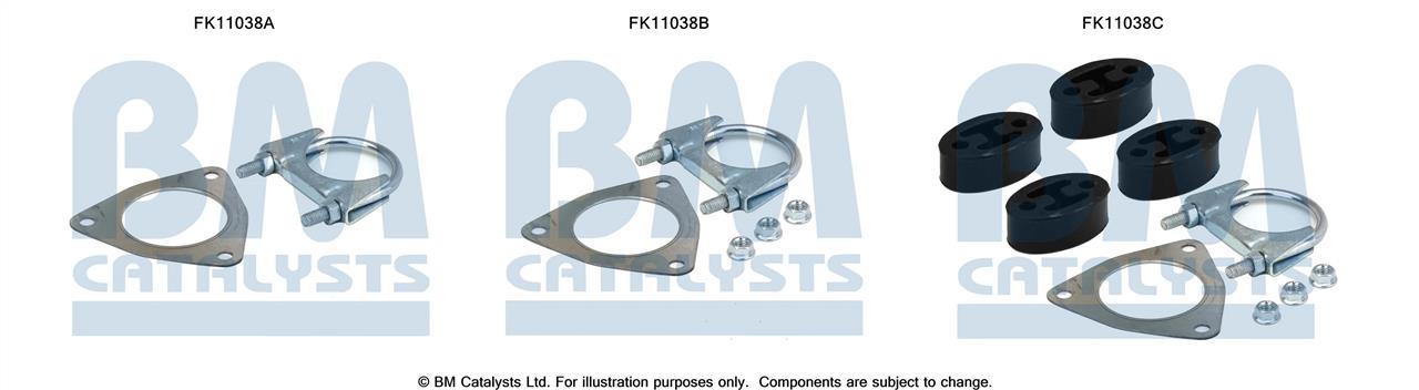 BM Catalysts FK11038 Dieselpartikelfilter DPF FK11038: Kaufen Sie zu einem guten Preis in Polen bei 2407.PL!
