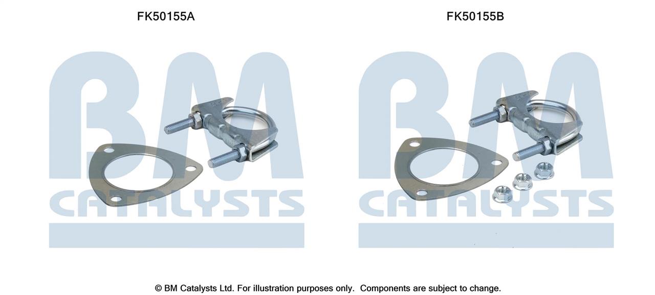 BM Catalysts FK50155 Комплект монтажный крепежей выхлопной системы FK50155: Отличная цена - Купить в Польше на 2407.PL!