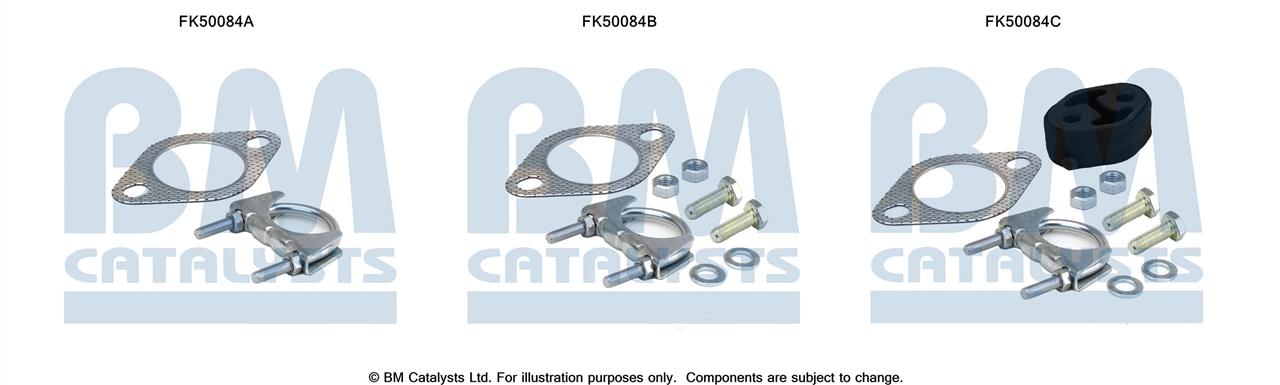 BM Catalysts FK50084 Montagesatz für Auspuffanlagenhalter FK50084: Kaufen Sie zu einem guten Preis in Polen bei 2407.PL!