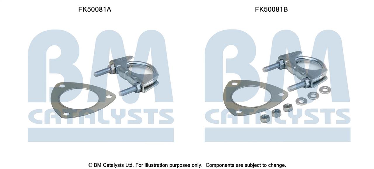 BM Catalysts FK50081 Комплект монтажний кріплень вихлопної системи FK50081: Приваблива ціна - Купити у Польщі на 2407.PL!