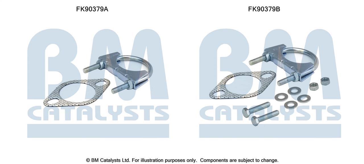 BM Catalysts FK90379 Mounting Kit, catalytic converter FK90379: Buy near me in Poland at 2407.PL - Good price!