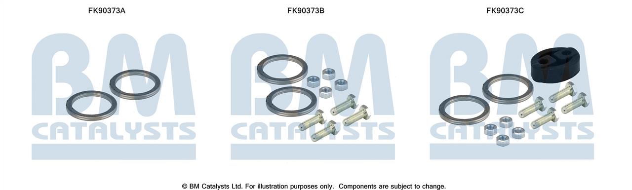 BM Catalysts FK90373 Монтажный комплект, катализатор FK90373: Отличная цена - Купить в Польше на 2407.PL!