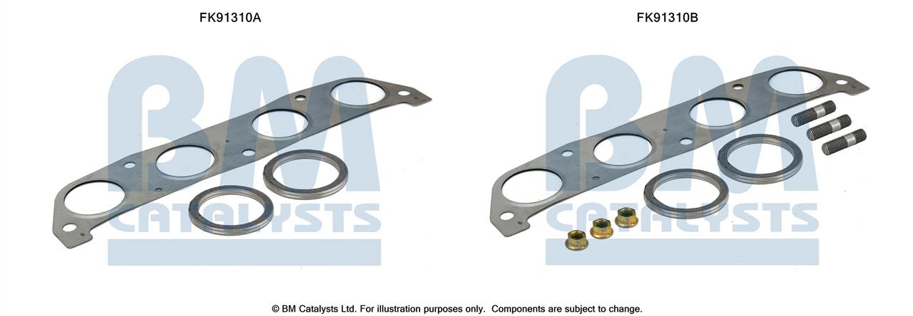 BM Catalysts FK91310 Zestaw montazowy, katalizator FK91310: Dobra cena w Polsce na 2407.PL - Kup Teraz!