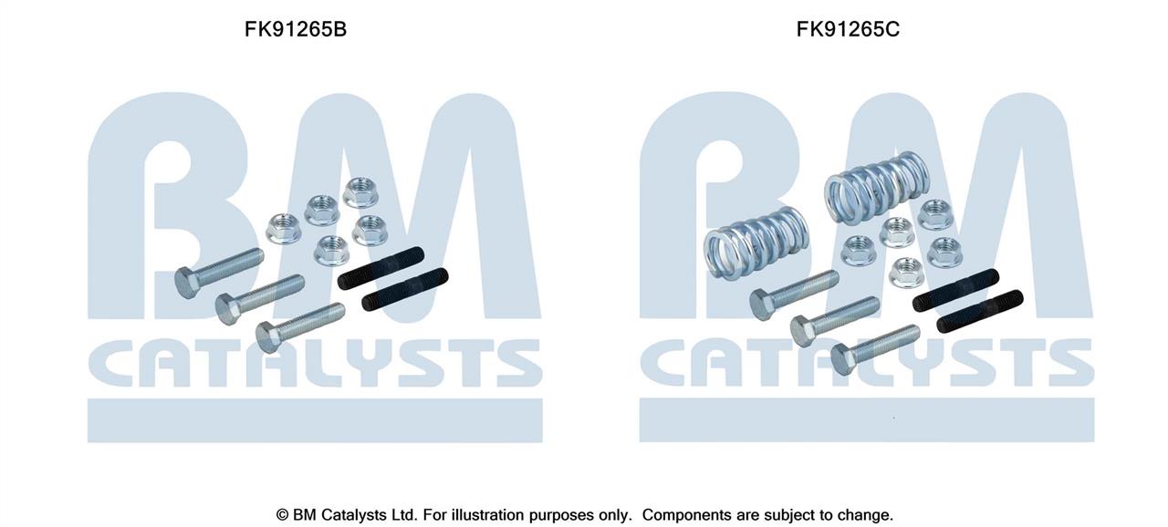 BM Catalysts FK91265 Mounting Kit, catalytic converter FK91265: Buy near me in Poland at 2407.PL - Good price!