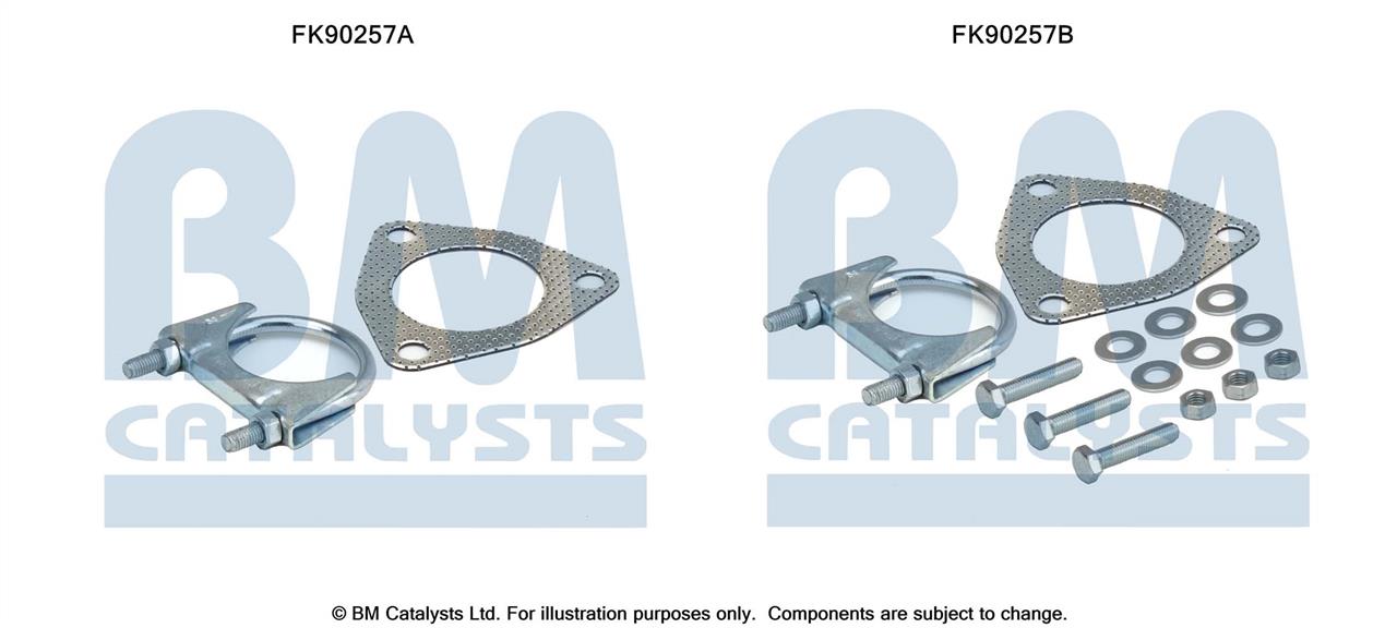 BM Catalysts FK90257 Mounting Kit, catalytic converter FK90257: Buy near me in Poland at 2407.PL - Good price!