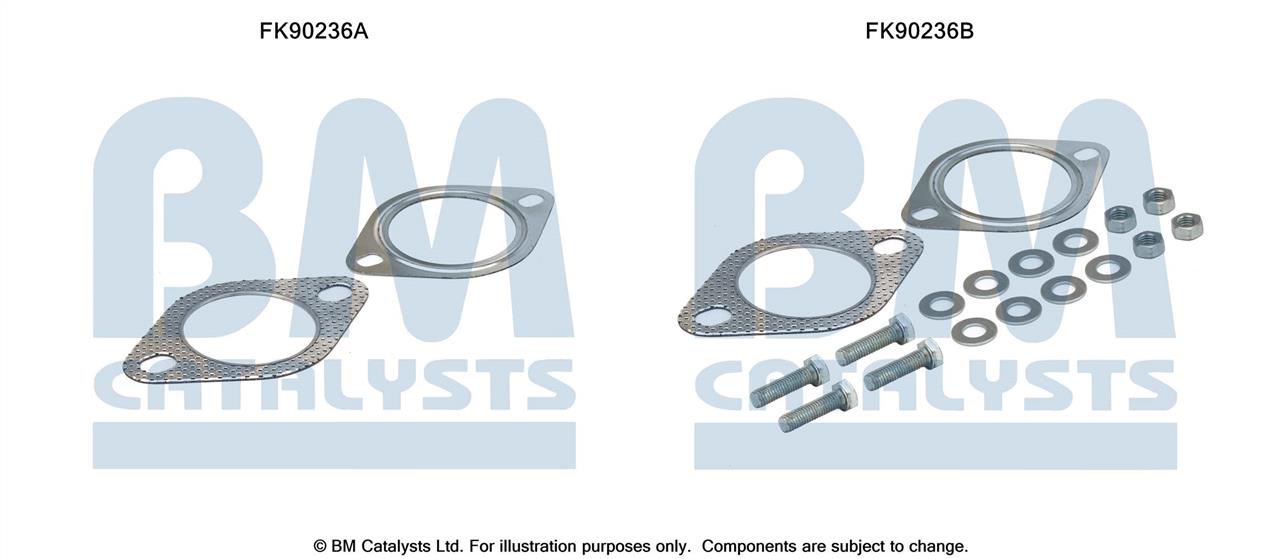 BM Catalysts FK90236 Mounting Kit, catalytic converter FK90236: Buy near me at 2407.PL in Poland at an Affordable price!