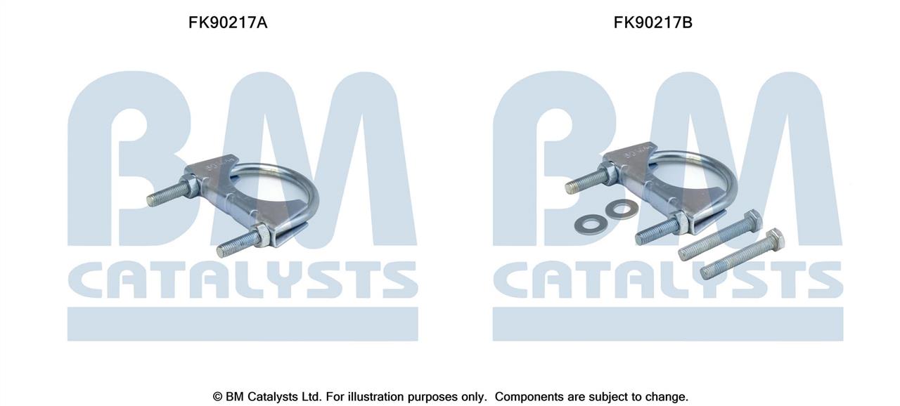 BM Catalysts FK90217 Montagesatz, Katalysator FK90217: Kaufen Sie zu einem guten Preis in Polen bei 2407.PL!