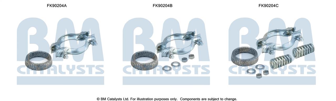 BM Catalysts FK90204 Комплект для монтажу, каталізатор FK90204: Приваблива ціна - Купити у Польщі на 2407.PL!