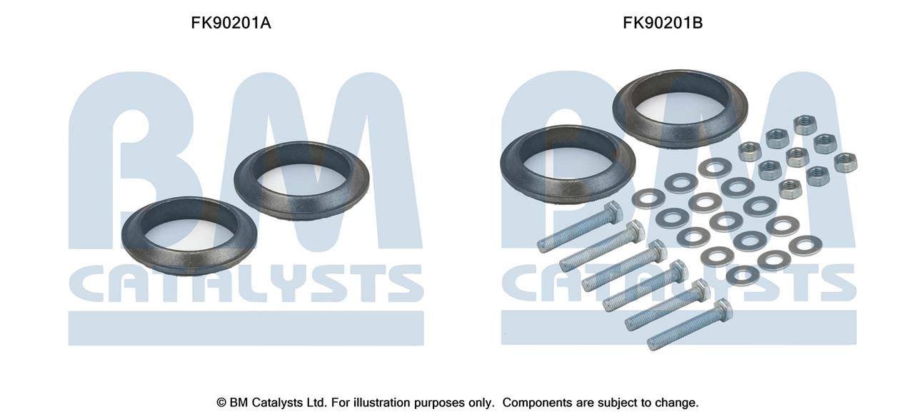 BM Catalysts FK90201 Zestaw montazowy, katalizator FK90201: Dobra cena w Polsce na 2407.PL - Kup Teraz!