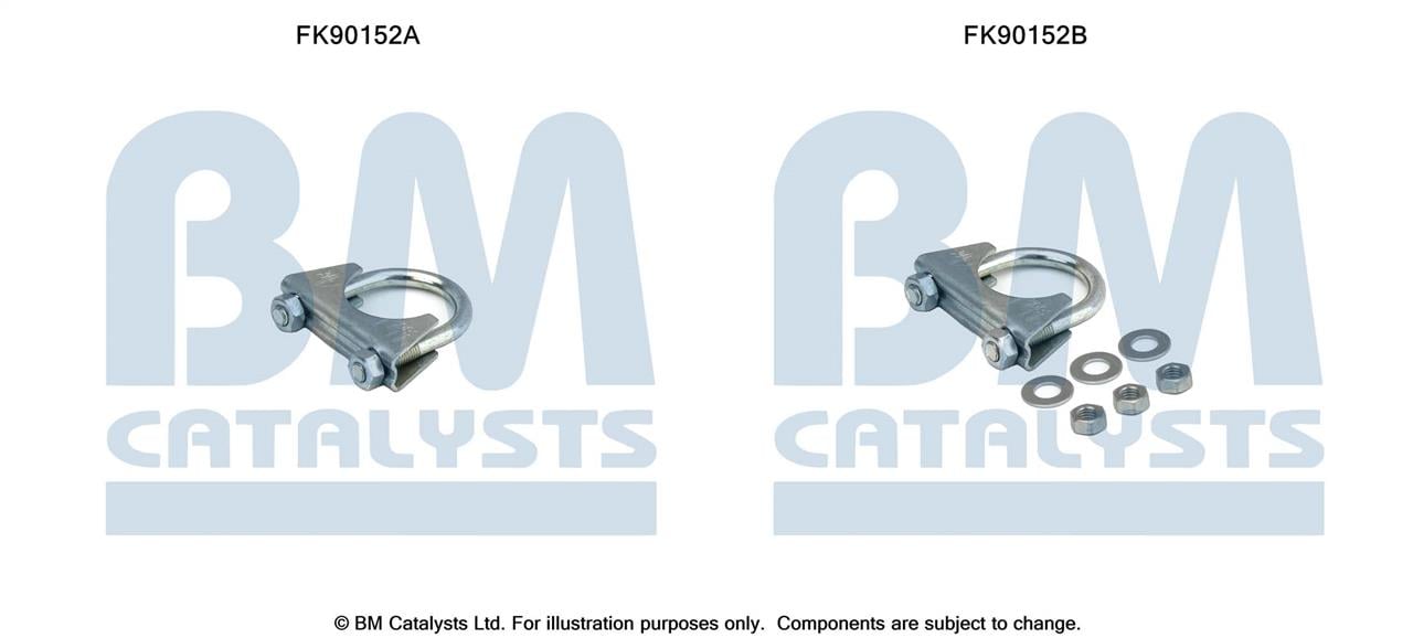 BM Catalysts FK90152 Монтажный комплект, катализатор FK90152: Отличная цена - Купить в Польше на 2407.PL!