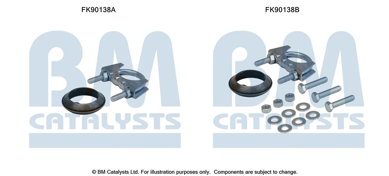 BM Catalysts FK90138 Mounting Kit, catalytic converter FK90138: Buy near me in Poland at 2407.PL - Good price!