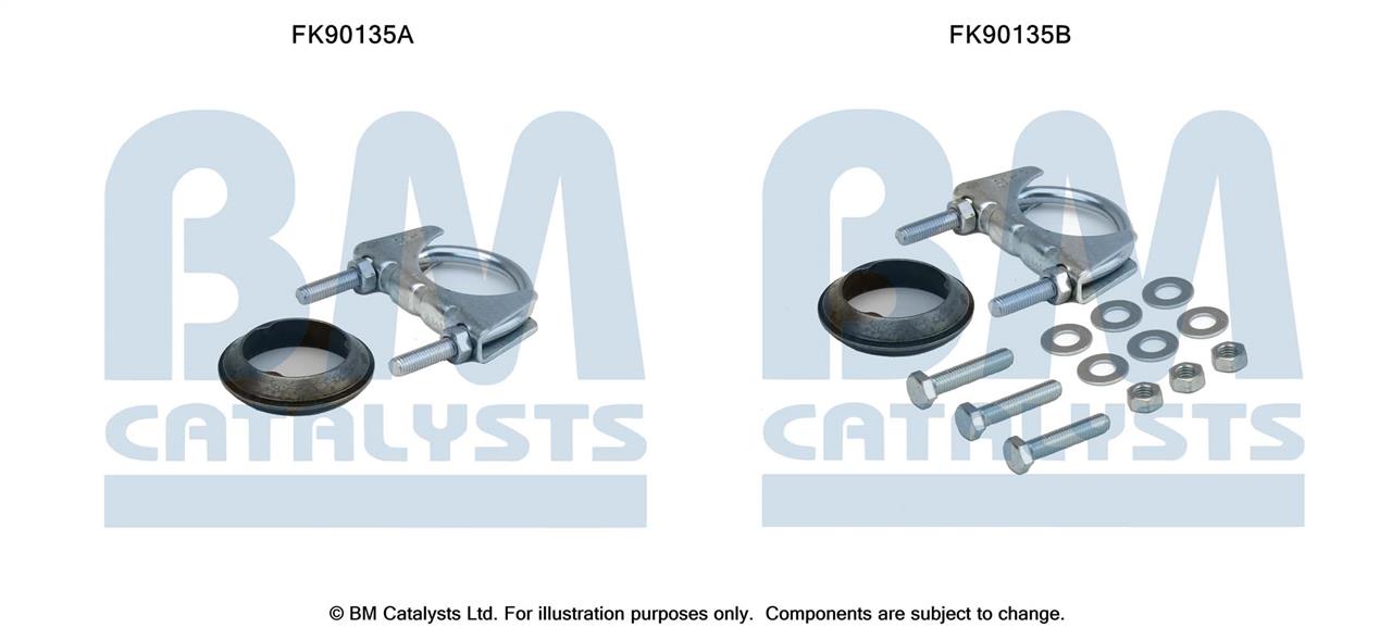 BM Catalysts FK90135 Монтажный комплект, катализатор FK90135: Отличная цена - Купить в Польше на 2407.PL!