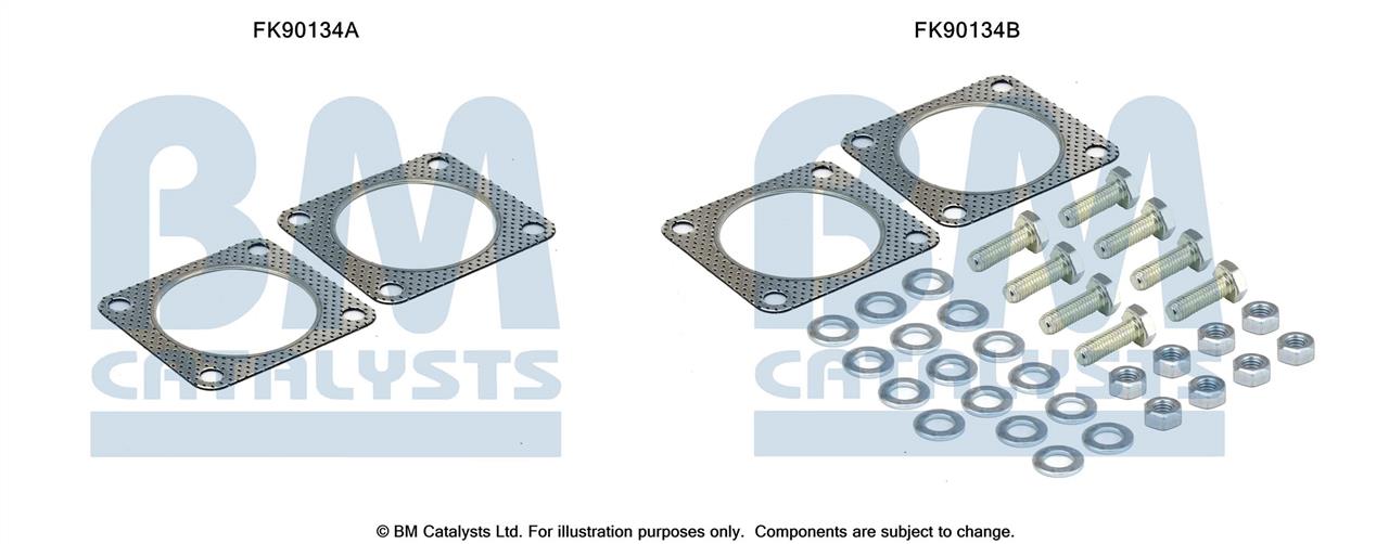 BM Catalysts FK90134 Монтажный комплект, катализатор FK90134: Отличная цена - Купить в Польше на 2407.PL!