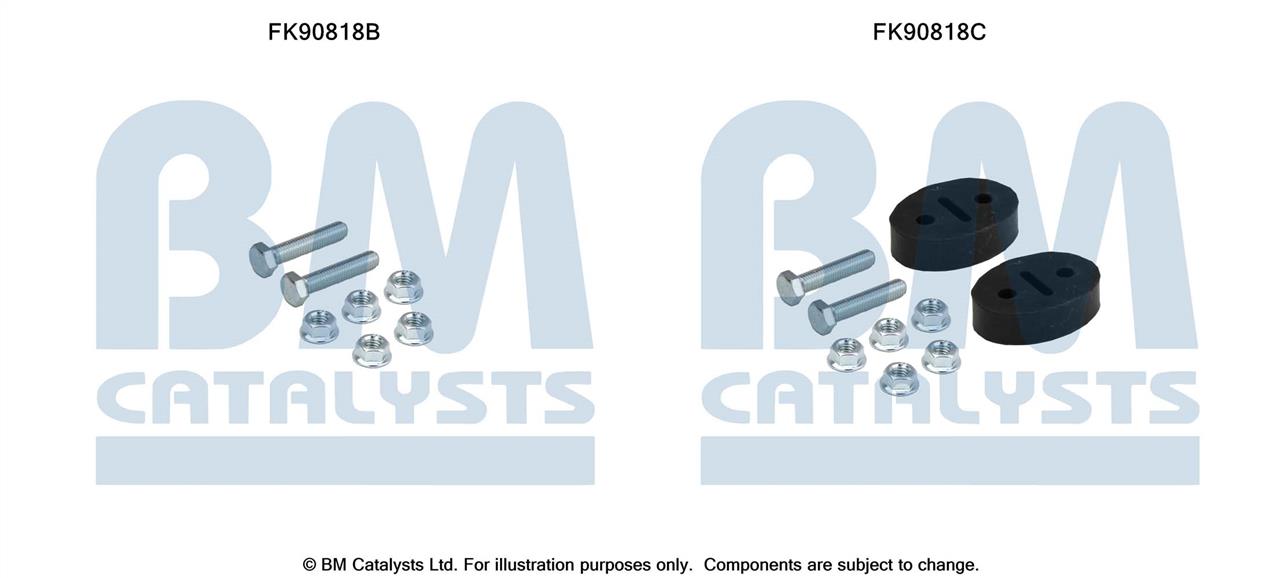 BM Catalysts FK90818 Монтажный комплект, катализатор FK90818: Купить в Польше - Отличная цена на 2407.PL!