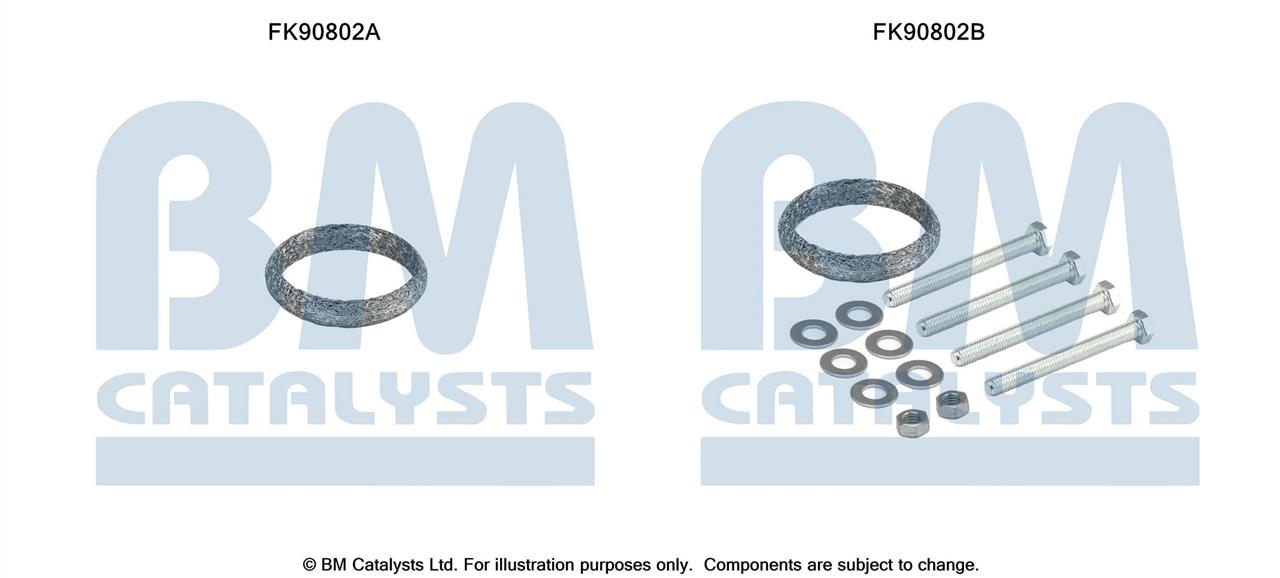 BM Catalysts FK90802 Montagesatz, Katalysator FK90802: Kaufen Sie zu einem guten Preis in Polen bei 2407.PL!