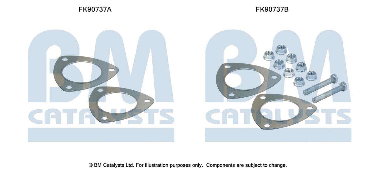 BM Catalysts FK90737 Mounting Kit, catalytic converter FK90737: Buy near me at 2407.PL in Poland at an Affordable price!