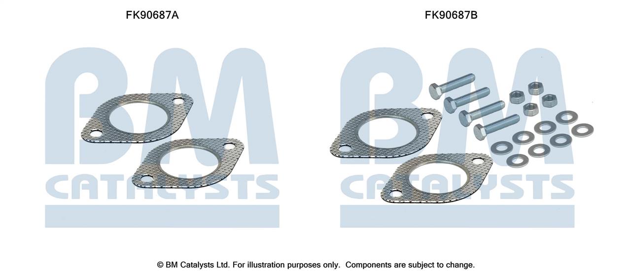 BM Catalysts FK90687 Mounting Kit, catalytic converter FK90687: Buy near me in Poland at 2407.PL - Good price!