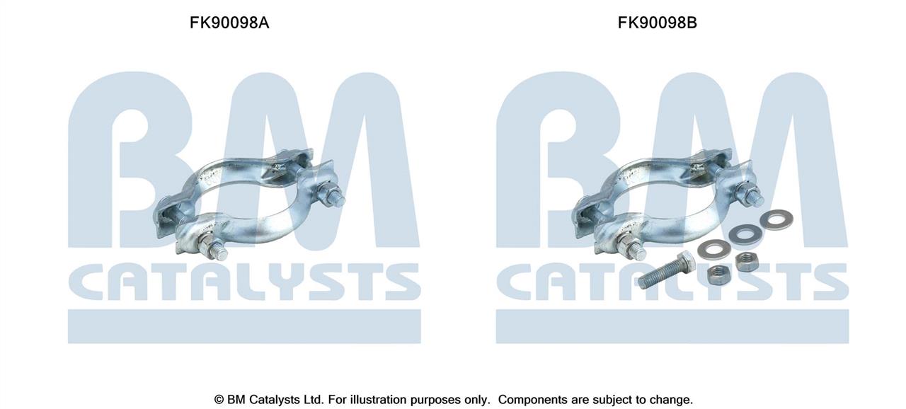 BM Catalysts FK90098 Mounting Kit, catalytic converter FK90098: Buy near me in Poland at 2407.PL - Good price!