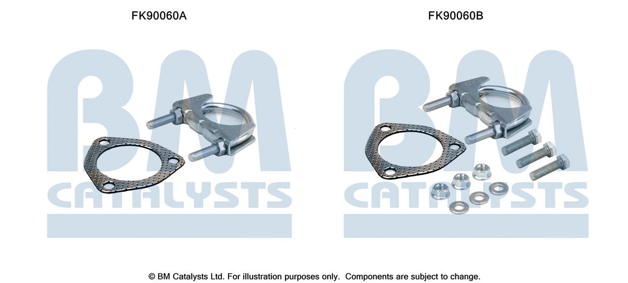 BM Catalysts FK90060 Zestaw montazowy, katalizator FK90060: Dobra cena w Polsce na 2407.PL - Kup Teraz!