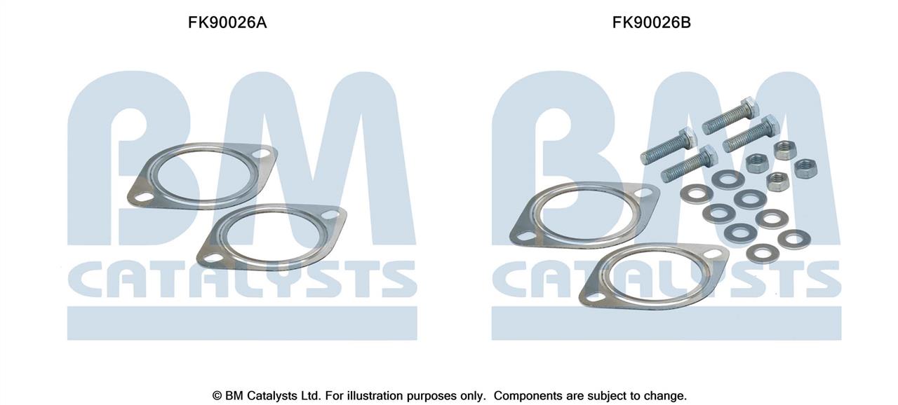 BM Catalysts FK90026 Mounting Kit, catalytic converter FK90026: Buy near me in Poland at 2407.PL - Good price!