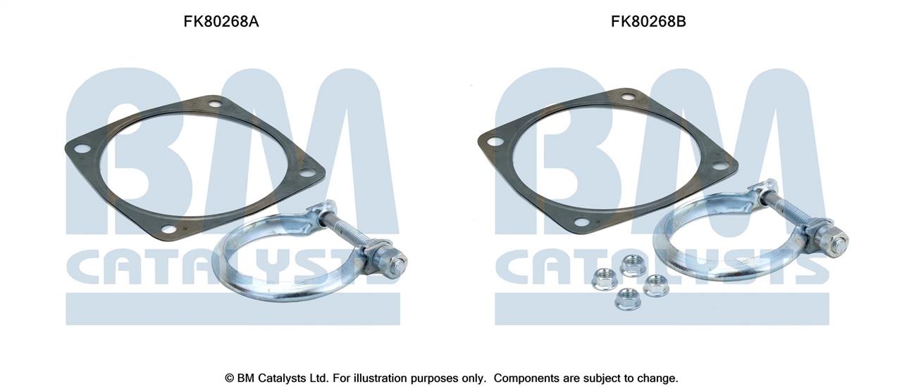 BM Catalysts FK80268 Zestaw montazowy, katalizator FK80268: Dobra cena w Polsce na 2407.PL - Kup Teraz!