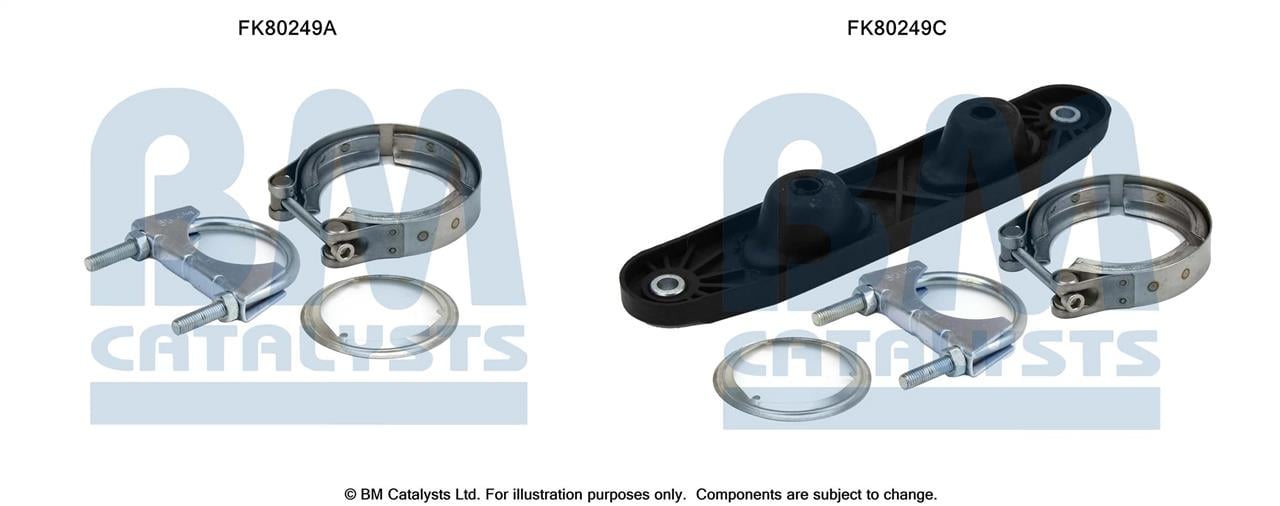 BM Catalysts FK80249 Zestaw montazowy, katalizator FK80249: Dobra cena w Polsce na 2407.PL - Kup Teraz!