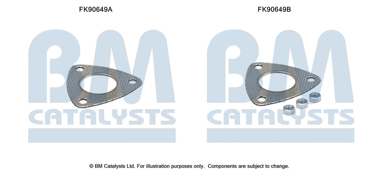 BM Catalysts FK90649 Монтажный комплект, катализатор FK90649: Отличная цена - Купить в Польше на 2407.PL!