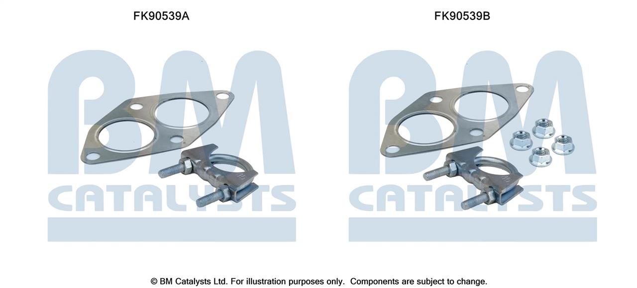 BM Catalysts FK90539 Mounting Kit, catalytic converter FK90539: Buy near me in Poland at 2407.PL - Good price!