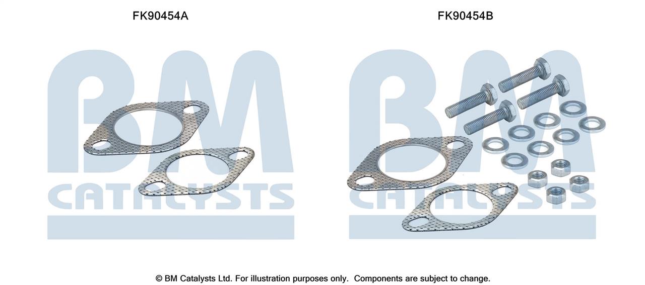 BM Catalysts FK90454 Zestaw montazowy, katalizator FK90454: Dobra cena w Polsce na 2407.PL - Kup Teraz!