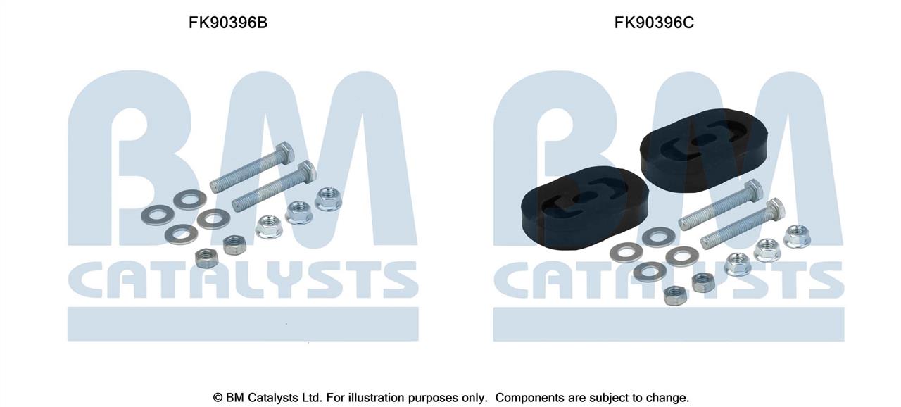 BM Catalysts FK90396 Mounting Kit, catalytic converter FK90396: Buy near me at 2407.PL in Poland at an Affordable price!
