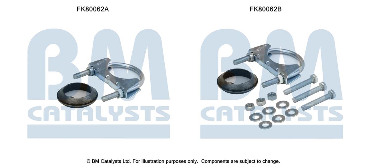 BM Catalysts FK80062 Montagesatz, Katalysator FK80062: Kaufen Sie zu einem guten Preis in Polen bei 2407.PL!