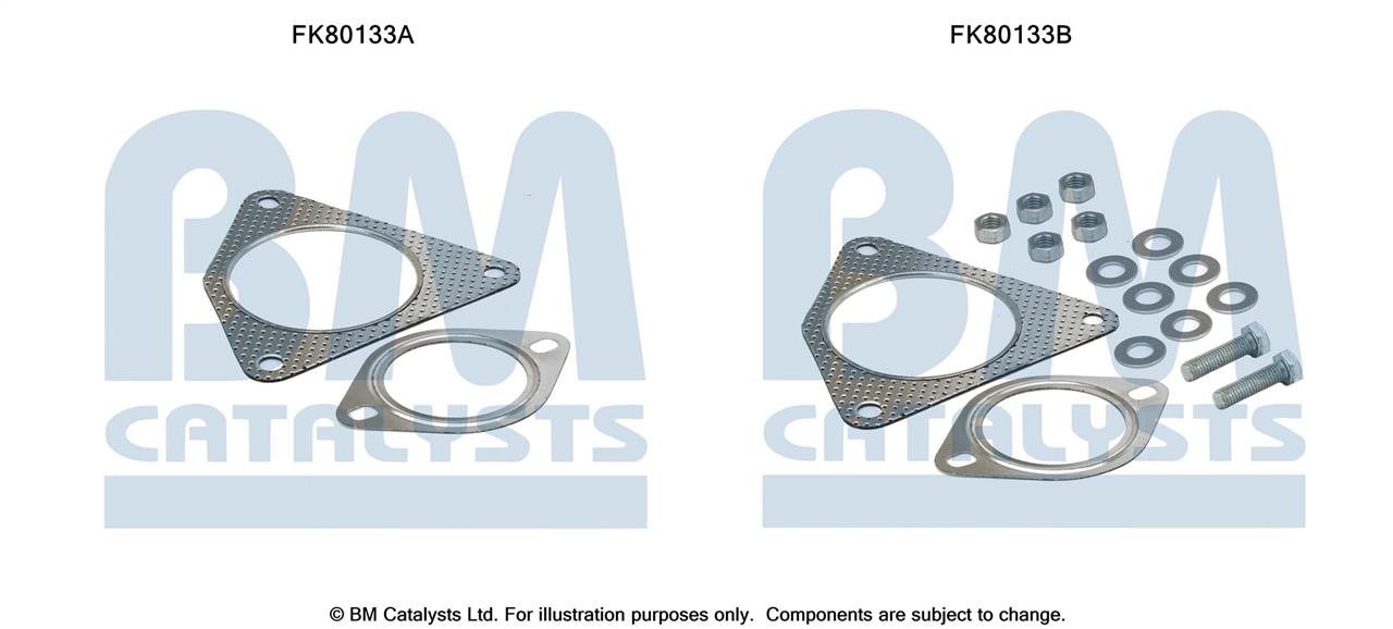 BM Catalysts FK80133 Mounting Kit, catalytic converter FK80133: Buy near me at 2407.PL in Poland at an Affordable price!