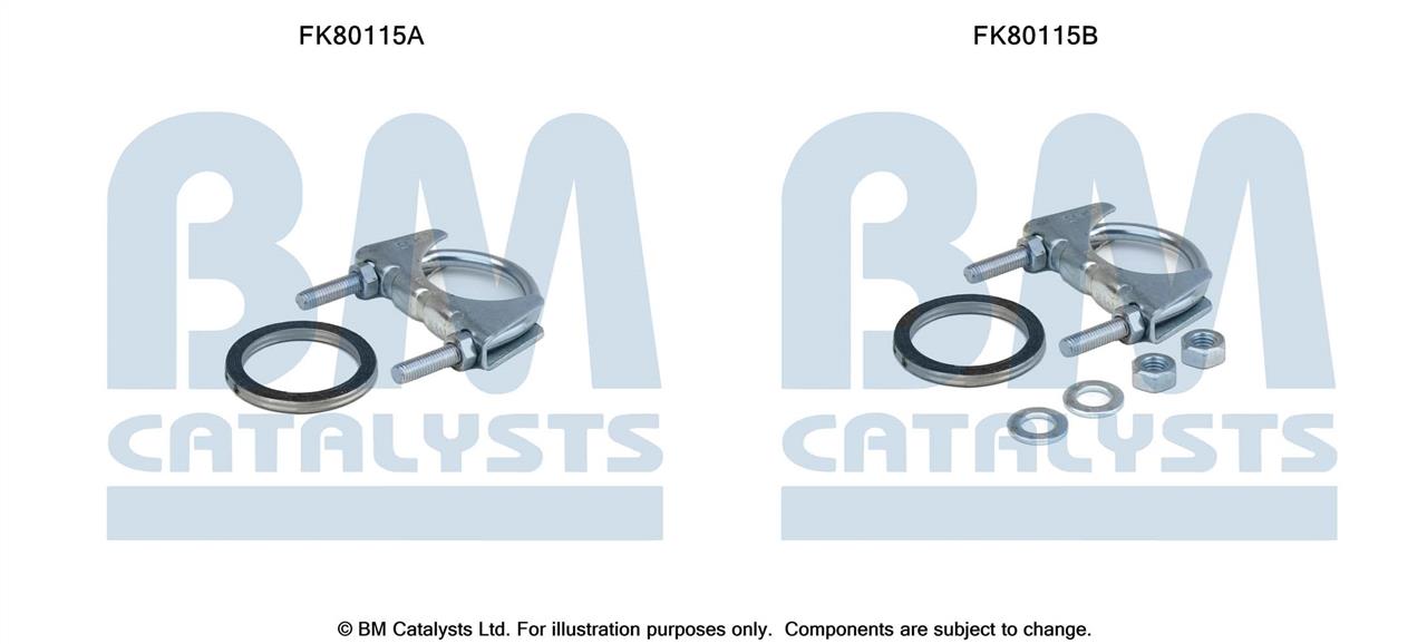 BM Catalysts FK80115 Montagesatz, Katalysator FK80115: Kaufen Sie zu einem guten Preis in Polen bei 2407.PL!