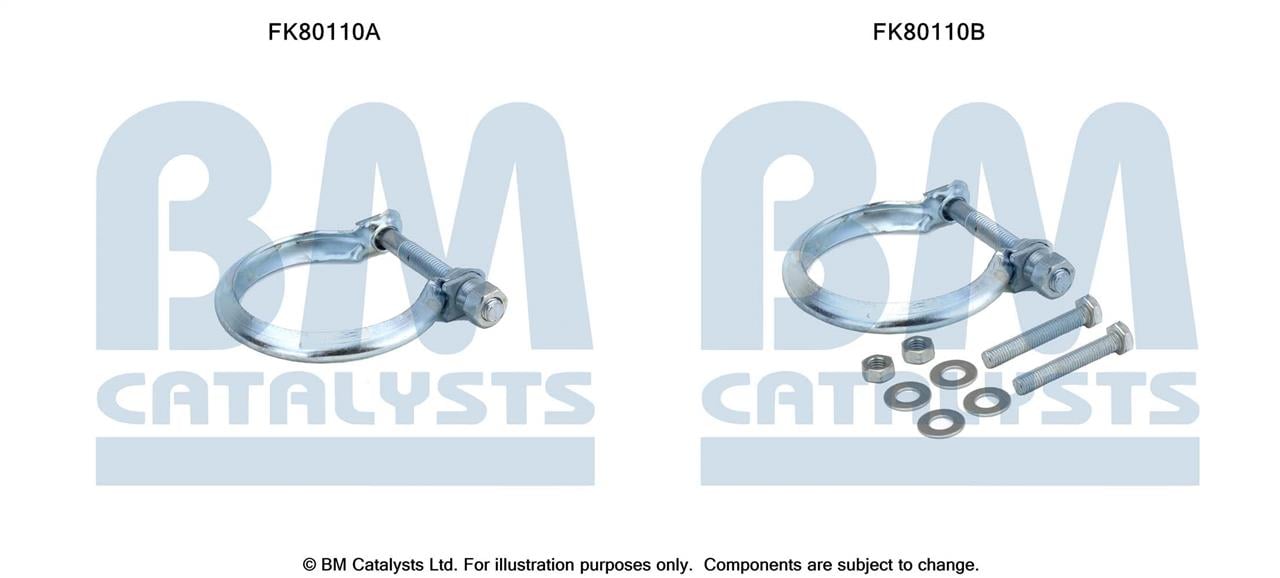 BM Catalysts FK80110 Монтажный комплект, катализатор FK80110: Отличная цена - Купить в Польше на 2407.PL!
