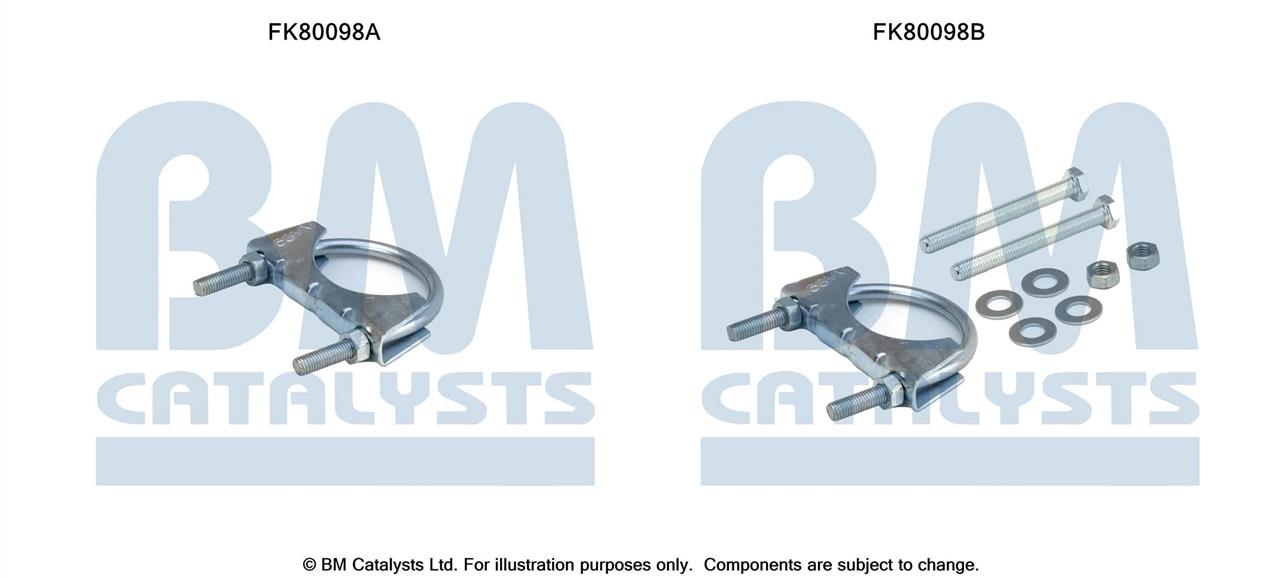BM Catalysts FK80098 Комплект для монтажу, каталізатор FK80098: Приваблива ціна - Купити у Польщі на 2407.PL!