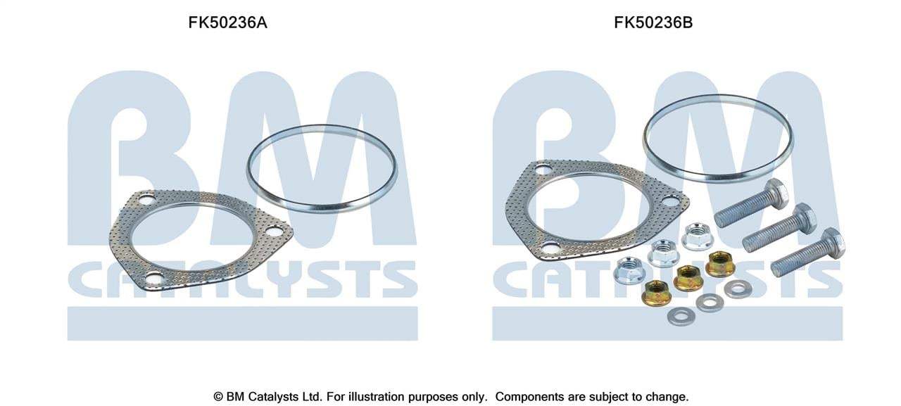 BM Catalysts FK50236 Mounting kit for exhaust system FK50236: Buy near me in Poland at 2407.PL - Good price!