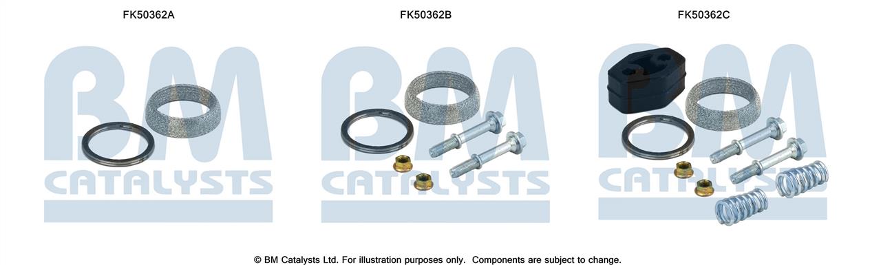 BM Catalysts FK50362 Mounting kit for exhaust system FK50362: Buy near me in Poland at 2407.PL - Good price!